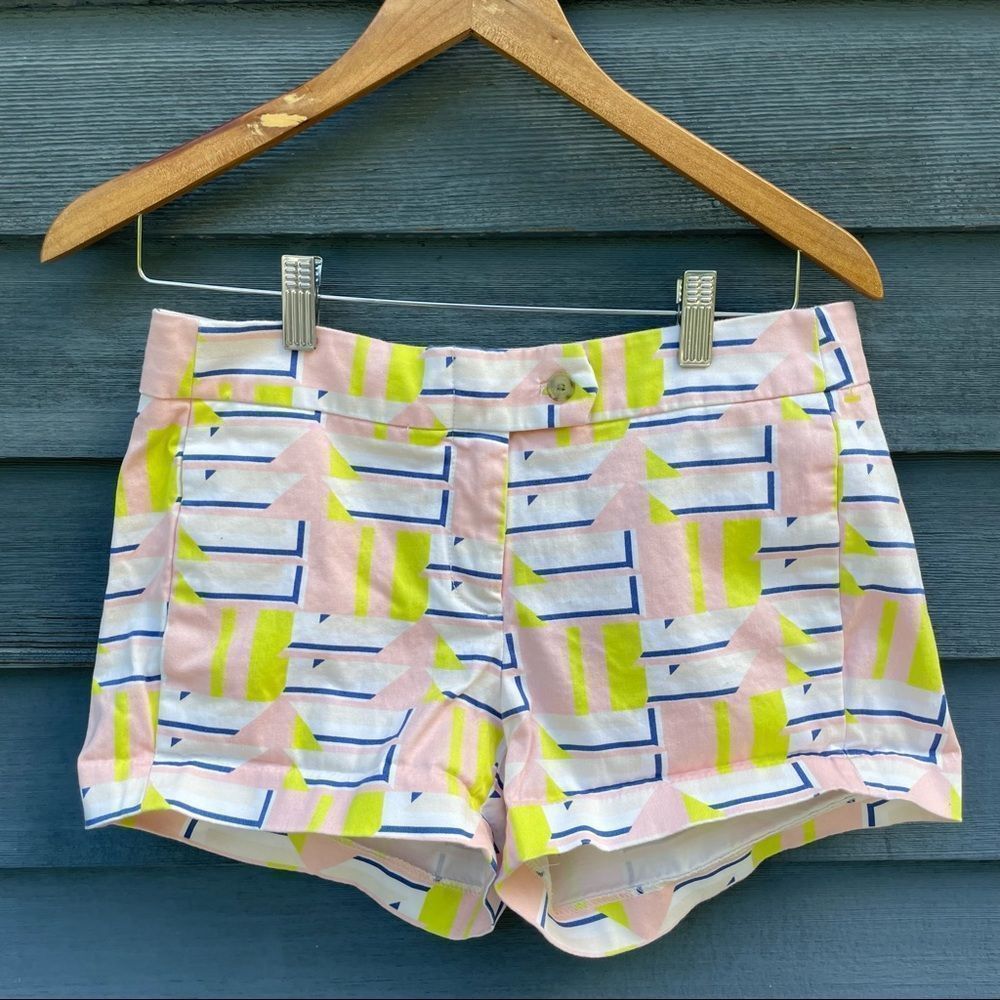J Crew pink stretch shorts size 2